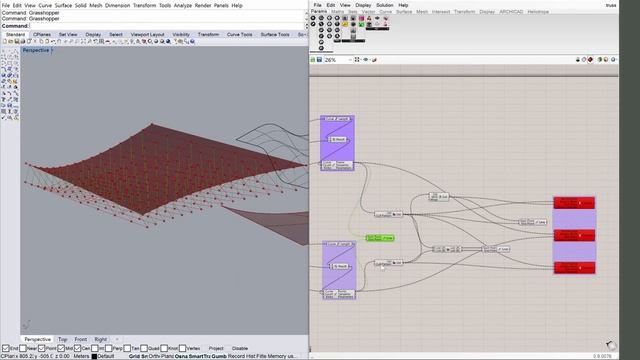 Grasshopper-ARCHICAD Live Connection - Workflows: Algorithmic Truss [5] смотреть онлайн