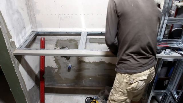 Столешница из плитки в ванной. Монтаж своими руками. Столешница из гипсокартона. смотреть онлайн