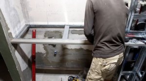 Столешница из плитки в ванной. Монтаж своими руками. Столешница из гипсокартона.