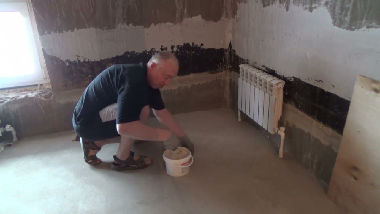 Укладка фанеры под доски пола