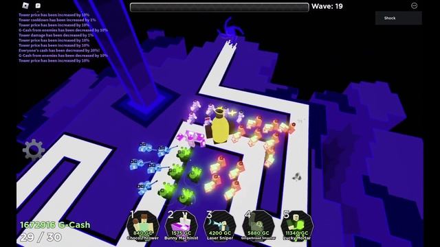 XENO REALM SOLO WIN | Geometry Defense Roblox смотреть онлайн