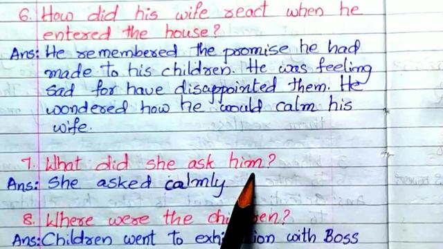The Boss Who Cares | 5th standard English | UNIT-4 prose | question and answer смотреть онлайн
