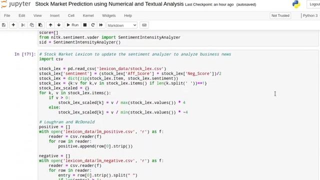 TASK 4 - Stock Market Prediction using Numerical and Textual Analysis смотреть онлайн