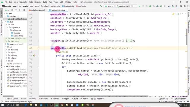 How to save generated QR code into gallery directly | Save QR Code & Bar Code | Android Studio смотреть онлайн