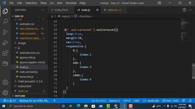 ওয়েব ডিজাইন বাংলা Web Design Web Dev Rofikul owl carousel plugin part-24 смотреть онлайн
