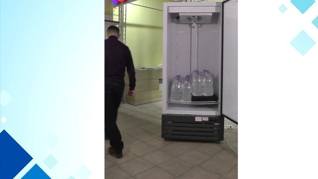 Краш-тест полки холодильного шкафа OPTIMALINE