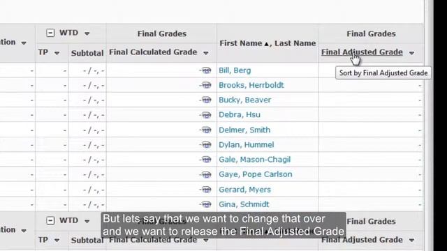 D2L v10.1 How to Release Grades(the Eyeball) смотреть онлайн