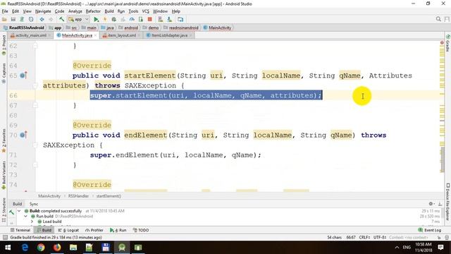 RSS Reader in Android смотреть онлайн