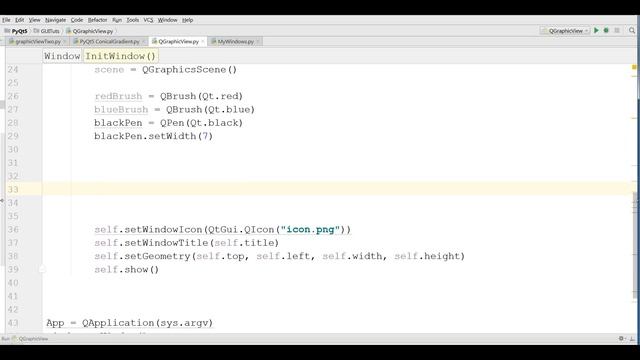45 PyQt5 QGraphicView And QGrapicScene Part 1 смотреть онлайн
