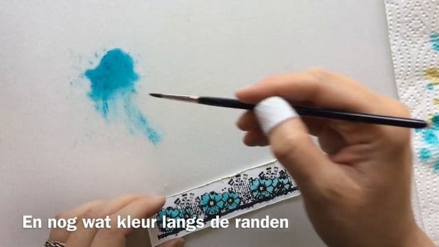 Cosmic Shimmer inkt spray mist techniek 1 смотреть онлайн