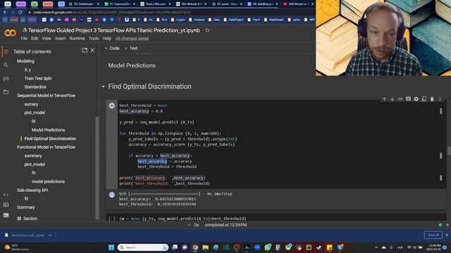 Python TensorFlow Titanic Classification 3 API Sequential Functional Subclassing APIs TensorFlow смотреть онлайн