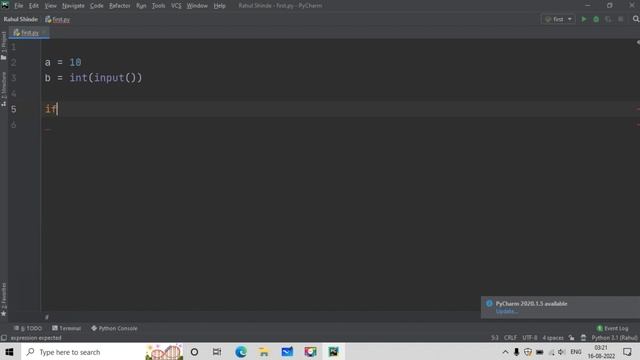 Lecture 12 (Python) If-Else Statements in Python | смотреть онлайн