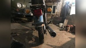 Глушитель от Явы на мотоцикл восход 2м