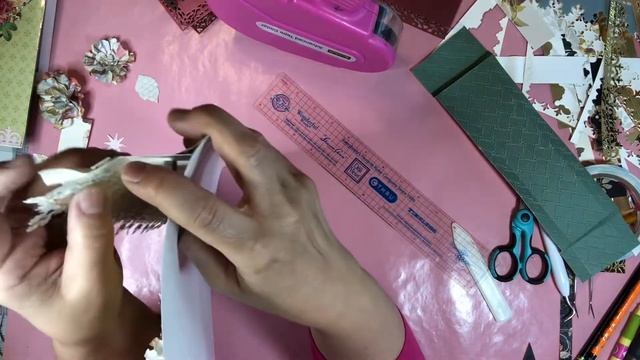 Anna Griffin Create at Home Crop Scrapbooking How to make a paper “Awning” смотреть онлайн