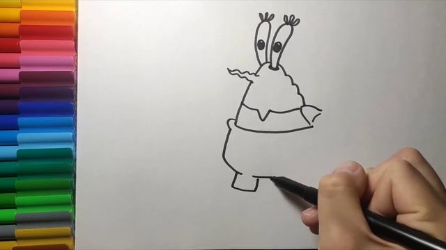 Рисуем Мистера Крабса смотреть онлайн