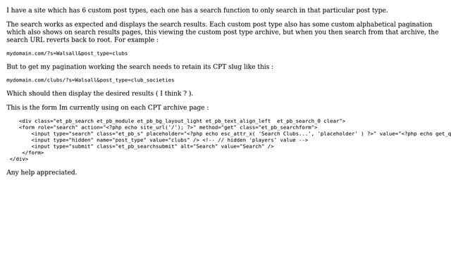Wordpress: Custom post type search with slug in URL смотреть онлайн