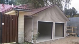 Гараж на 2 машины - слайдшоу