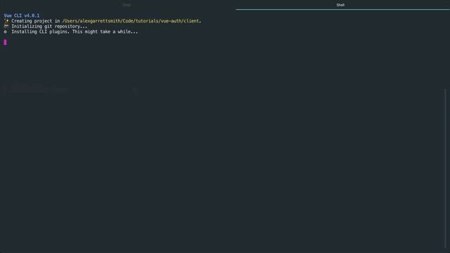 Vue Authentication: Fresh project with Vue CLI (3/12) смотреть онлайн
