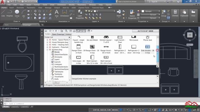 شرح مكتبة بلوكات AutoCad المميزة التي يجهلها الكثير منا (AutoCad Blocks & Dynamic Blocks Library) смотреть онлайн