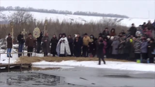 Свято Водохреща в Білокуракине, ч.1, 19.01.2013 смотреть онлайн