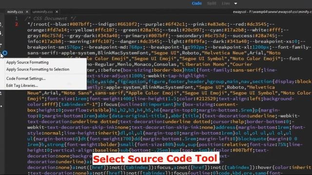 How to Unminify CSS3 in DreamWeaver CC 2017 | eWaySol смотреть онлайн