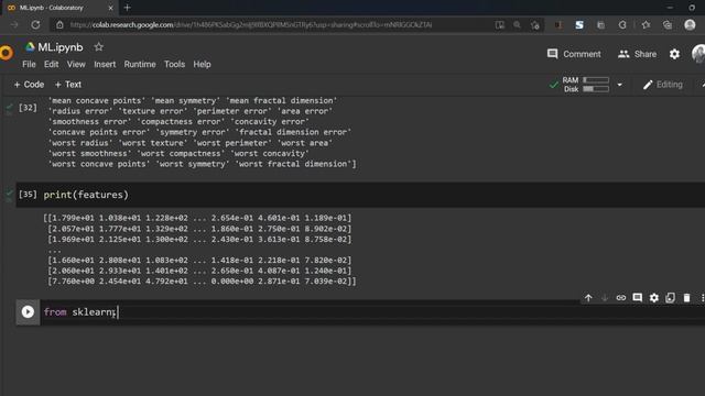 Cancer Cell Classification Using Scikit-Learn смотреть онлайн