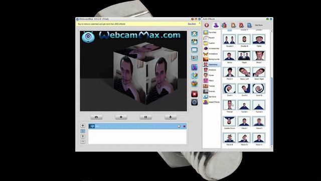 Смешные спецэфекты для вебкамеры. Играемся с Webcammax смотреть онлайн