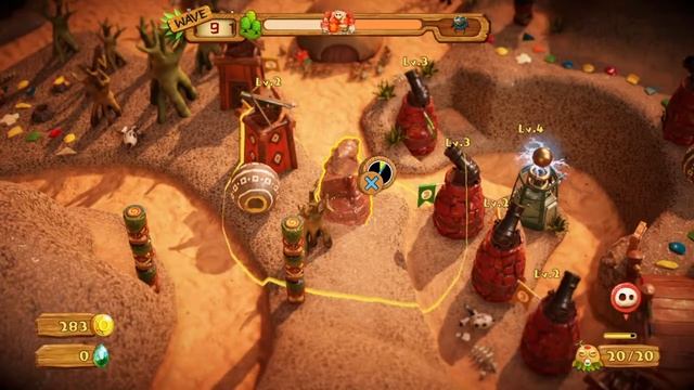PixelJunk™ Monsters 2 Encore Peak Stage 1 Mayhem Perfect смотреть онлайн