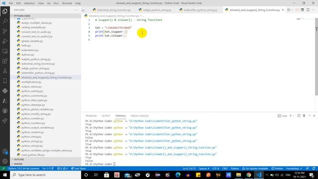 isupper() & islower() Python String Function #28 #lingarajtechhub смотреть онлайн