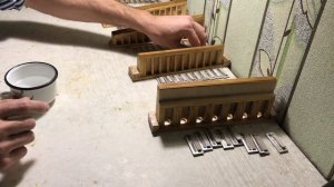 Новая правая решетка, чистка и перевосковка голосовых планок | ремонт шуйской гармони | часть #4