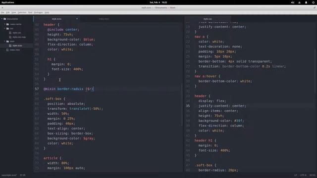 How to create and use MIXINS in Sass (SCSS) смотреть онлайн