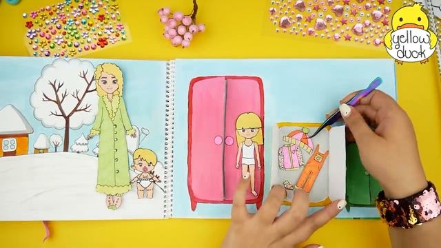 PAPER DOLLS MOTHER & DAUGHTERS CLOTHES SHOES & ACCESSORIES FOR GIRLS