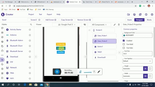 How to Download Data as Excel Sheet from Mysql Database in Kodular смотреть онлайн