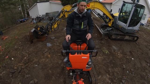 Как управлять экскаватором? или мини экскаватор кубота