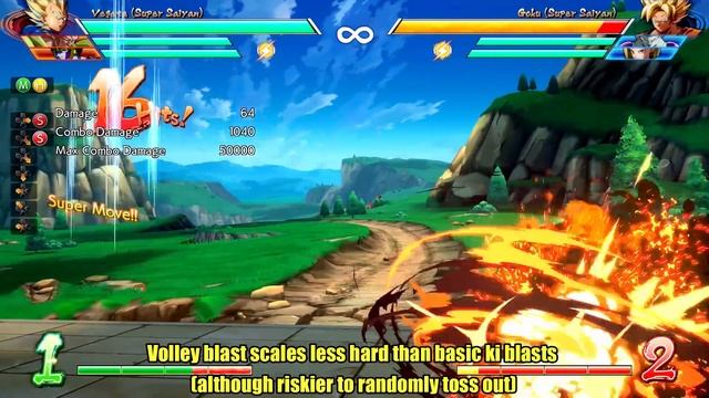 Dragon Ball FighterZ - Super Saiyan Vegeta combo guide смотреть онлайн