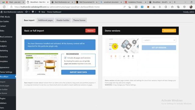 How to Install woodmart theme, Install Required Plugins and Import Demo Data смотреть онлайн