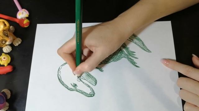 #artchildren Как нарисовать динозавра в яйце | How to draw a dinosaur in an egg смотреть онлайн