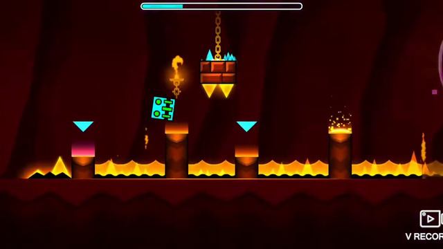 Играю в игру geometry dash meltdown и показываю секретные места где находятся монеты 😀👍🎮 смотреть онлайн