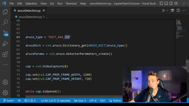 Building an Augmented Reality Application with ArUco Marker Detection in OpenCV смотреть онлайн