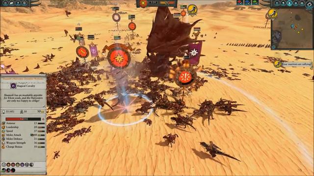 ANCIENT SALAMANDER IS GODLIKE! - Lizardmen vs. Dark Elves - Total War Warhammer 2 смотреть онлайн