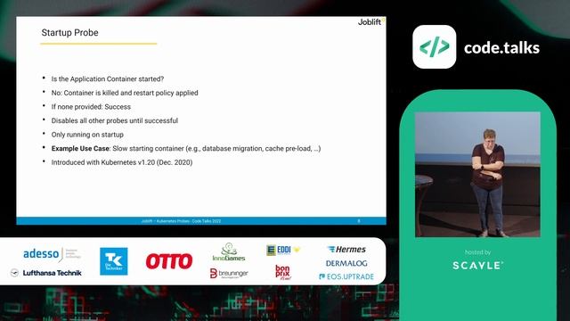 code.talks - Kubernetes Probes: What are they for and why you should always properly configure them смотреть онлайн