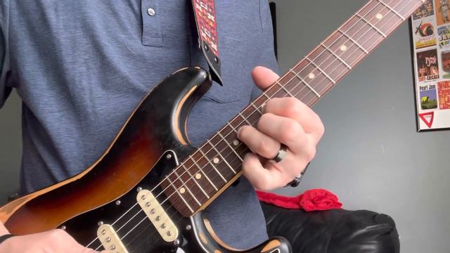 Fender SRV custom guitar Texas Special pickups demo смотреть онлайн