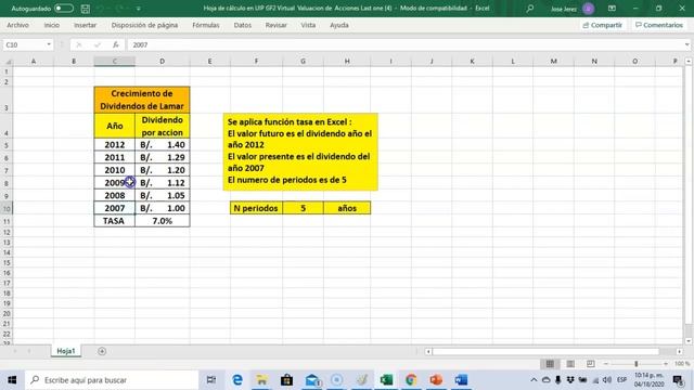 Valuacion de Acciones смотреть онлайн