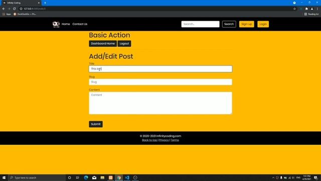 ? Blogger Website tutorial using Python-Flask and Bootstrap v.5 || 2021 | Web Development | #python смотреть онлайн