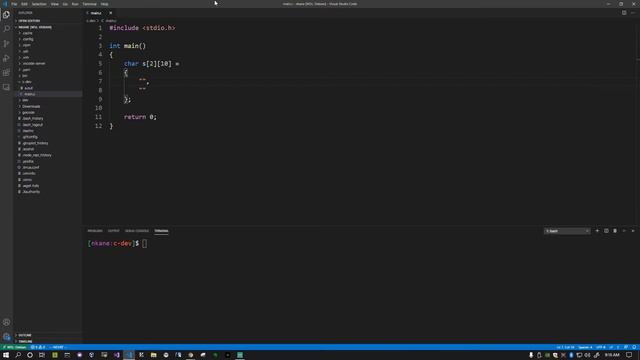 C Programming - 4.2 Char Arrays смотреть онлайн