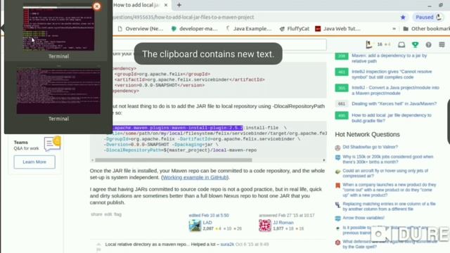 Install and use third party jars from maven local repository part 2. Maven Tutorial part 9. смотреть онлайн