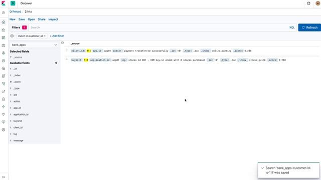 kibana - handling multiple log types using "discover" app search results смотреть онлайн