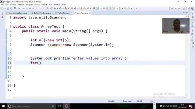 55. Core Java dynamic initialization of array by Manohar Papasani смотреть онлайн