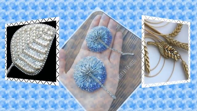 Брошки из бисера - для вдохновения. Цветы, листики, букеты. Часть 4 смотреть онлайн