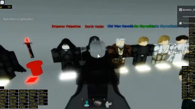 How to make a High-Quality Darth Vader/Anakin Skywalker during his Death in Roblox Timelines RP! смотреть онлайн